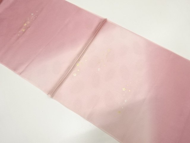 JAPANESE KIMONO / GOLD-LEAF OBIAGE
